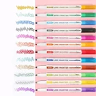 8комплект творческий двойной линии контурная ручка для творчества Цветной Маркеры Ручка Маркер Набор сделай сам для Скрапбукинг Ежедневник с граффити для школьных принадлежностей
