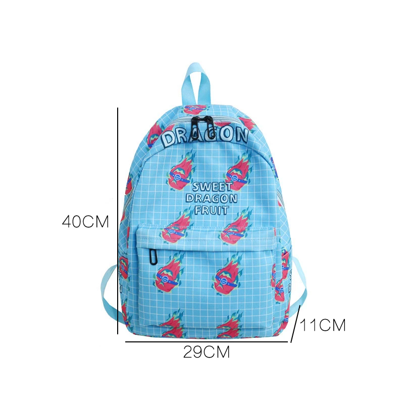 Youda оригинальный фруктовый простой стиль Дамский модный рюкзак большой емкости