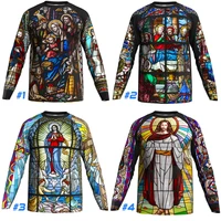 motocross cycling jersey bicycle church long shirt mtb bike downhill wear clothing sleeve jesus mountain road jacket tight top