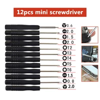 12pcsset mini multi function magnetic precision screwdriver set for apple iphone 7 ect smartphone tablet repairing tools set