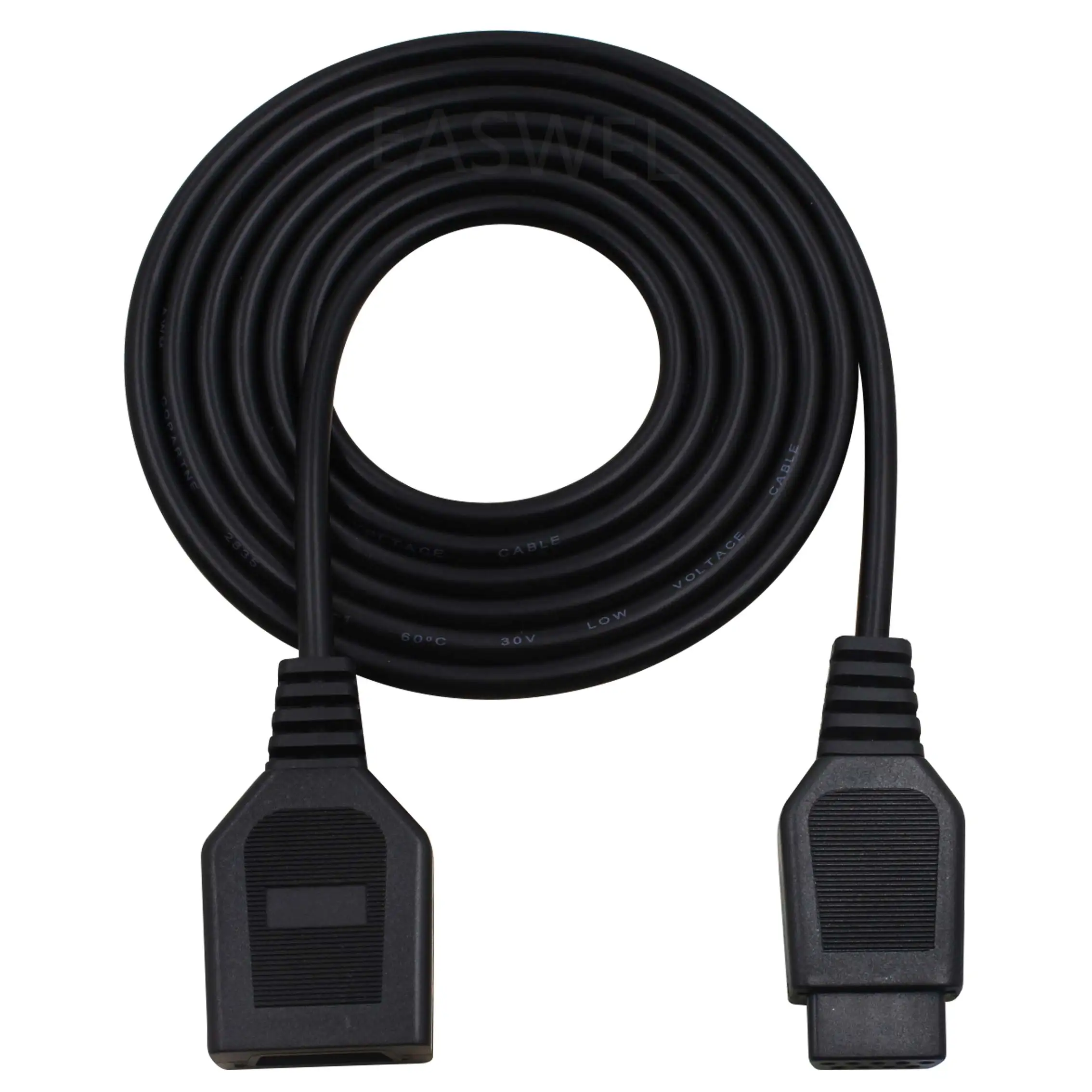 9 Pin 1.8M/6FT 2 Controllers Extension Cable Cord For Sega Genesis Handle Grip | AC/DC Adapters