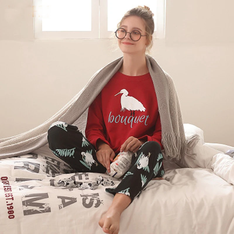 Llong sleeve pijama cotton pajamas set for male sleep home clothing casual nightie sleepwear men pyjamas suit autumn