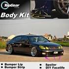 Дефлектор для губ Lexus GS, передний спойлер, юбка, обвес, полоса для Lexus GS 250, 300, 350, 400, 430, 450h, TOYOTA Aristo