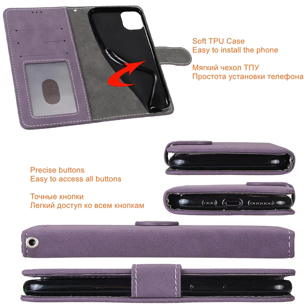 

For Xiaomi Redmi 10X 10X Pro 5G Case PU Leather Flip Coque For Redmi 10X 10 X Pro 5G Cover Matte For Redmi 10X 10XPro 5G Funda