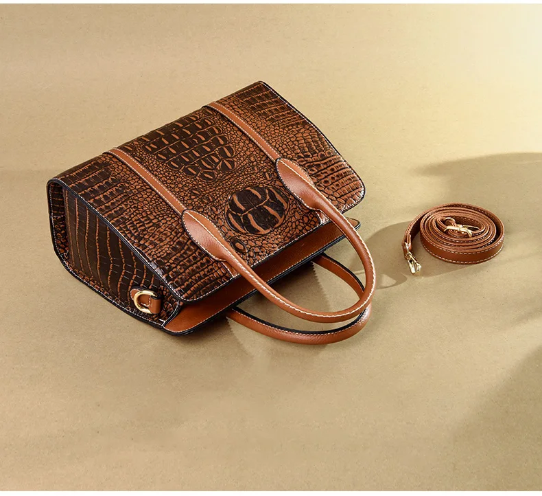 Brand luxury handbags women bags designer crocodile pattern lady handbag fashion shoulder crossbody bags for women tote bag