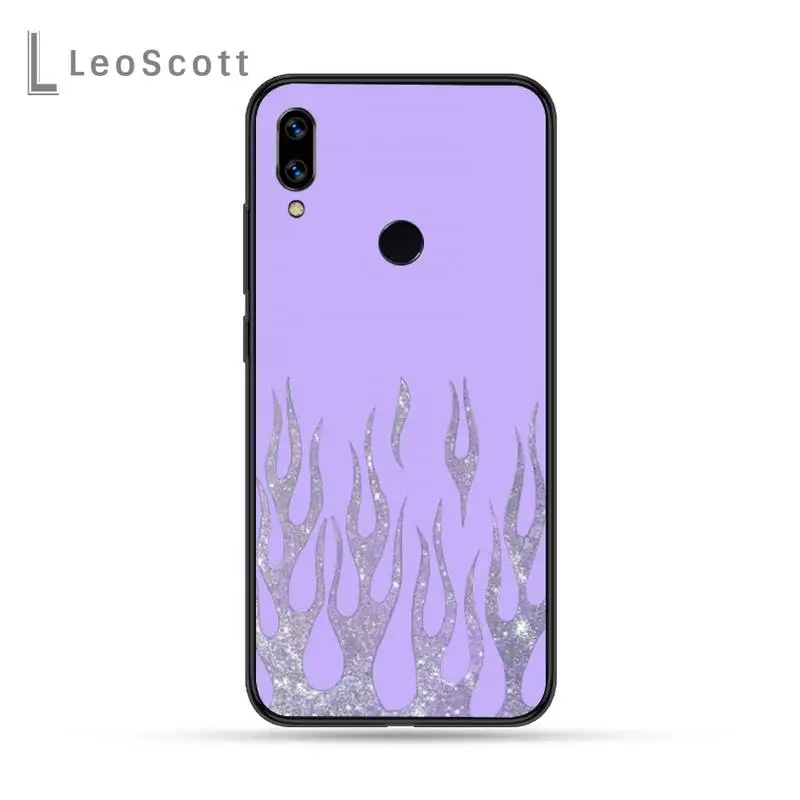 

Flame pattern Phone Case For Xiaomi Redmi Note 4 4x 5 6 7 8 pro S2 PLUS 6A PRO