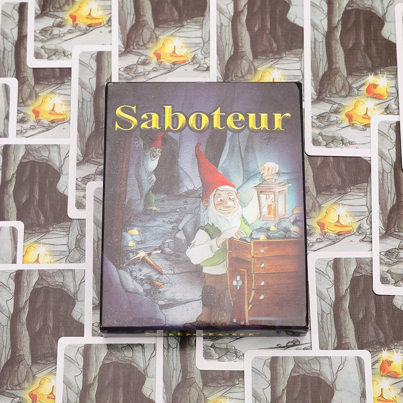 2021 Saboteur 1 &amp + 2 карточная игра полные английские игры карликовый Майнер