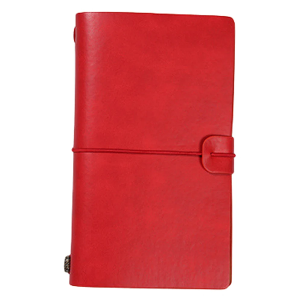 New Diary Notebook Agenda With Faux Leather Cover Loose Leaf Note Bookfor School Stationery or Traveler
