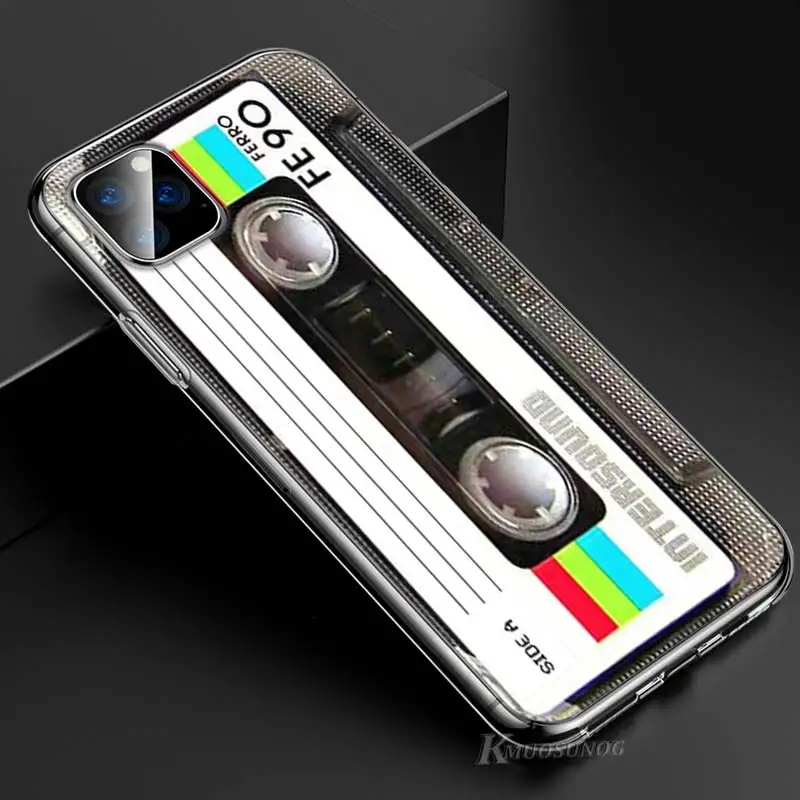 Style 02 Прозрачный ТПУ чехол Классическая старая кассета для iPhone 11 11Pro XS MAX XR X 8 7 6S 6 Plus 5S чехол для телефона - Цвет: Style 02