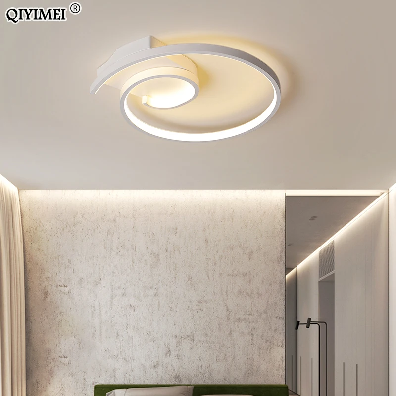 Lámpara de araña minimalista moderna para dormitorio, pasillo, sala de estar, comedor, armario cuadrado redondo, lámparas de hogar cálidas para interior, nueva
