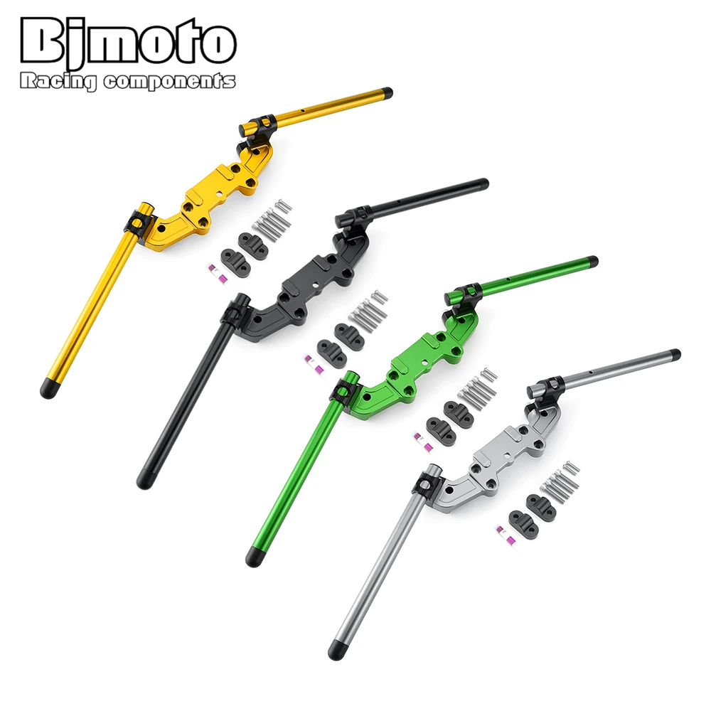 Мотоциклетный зажим BJMOTO клипса регулируемый руль ручной стержень с адаптером