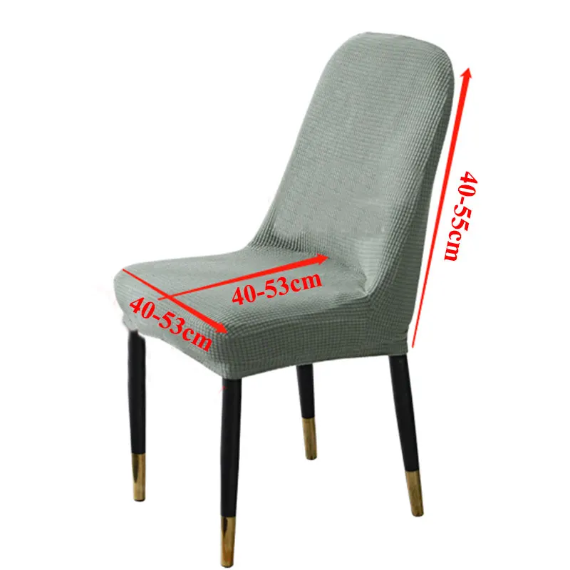 

Solid Color Chair Covers Elastic Spandex Chair Slipcover Case Stretch Polyester Chair Cover for Dining Wedding Hotel Banquet