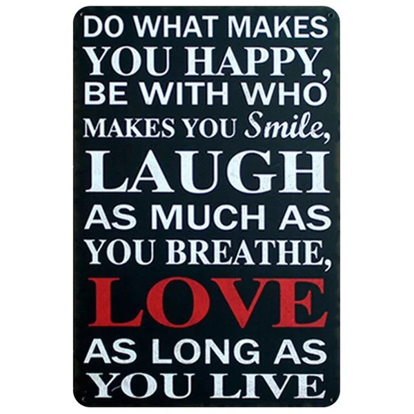 

LOVE Plaque Metal Vintage Tin Sign Pin Up Shabby Chic Decor Metal Signs Vintage Bar Decoration Metal Poster Pub Metal Plate