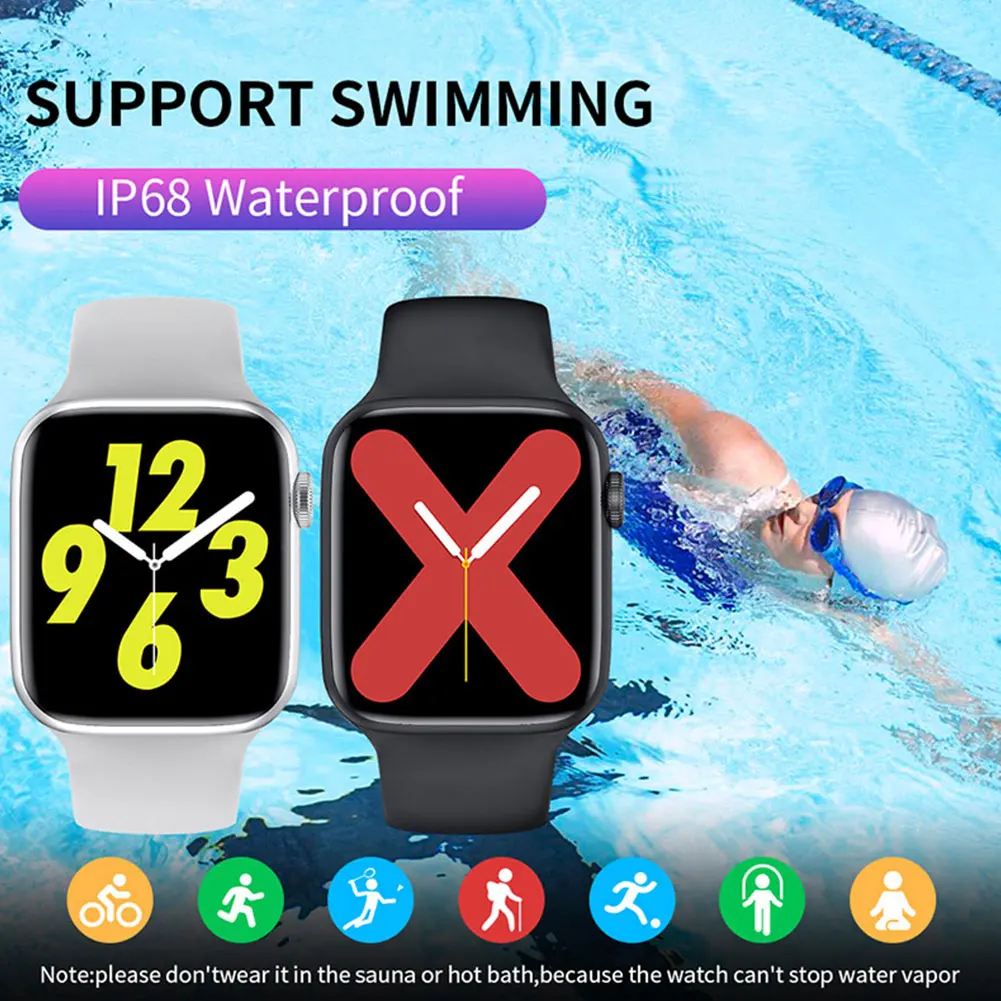 2021 smart watches iwo w26 men women smartwatch bluetooth call ecg heart rate monitor sports fitness bracelet for apple android free global shipping