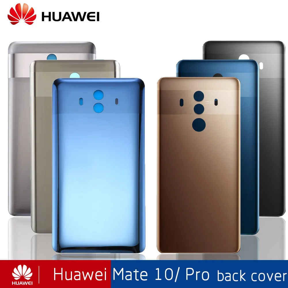 Тыльную сторону Стекло Батарея задняя крышка Корпус Дверь чехол для 6 ''huawei