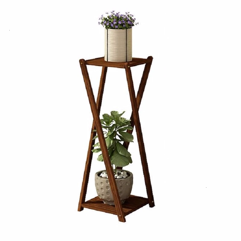 

Indoor Pot Suporte Flores For Wood Estante Para Plantas Plant Rack Dekoration Stojak Na Kwiaty Balcony Shelf Flower Stand