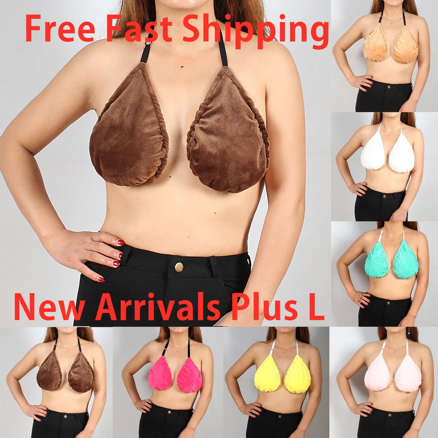 New Women breast-feeding tube top towel bra bath hanging neck Sport Towel Bra Breathable Sexy plus L | Женская одежда