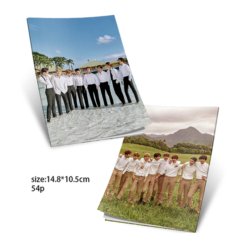 Kpop EXO Гавайские фотокниги KAI SEHUN BAEKHYUN CHANYEOL Мода K-pop EXO маленький фотоальбом фото плата, вентиляторы сувенир