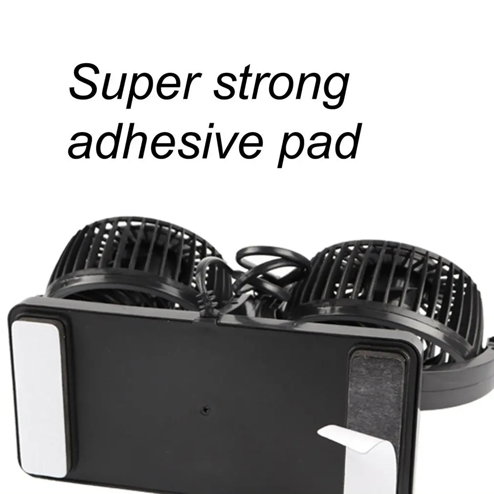 

Car fan Double headed Electric fan for refrigeration vehicle Inside big van and small van Two levels of strength 1 pcs