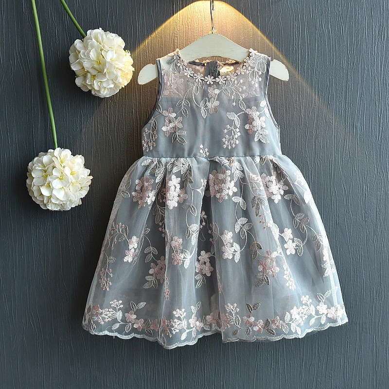 Nerlero Girls Dresses European Style Kids Dress for Pattern A Line Floral Fashion Children Clothing | Детская одежда и обувь