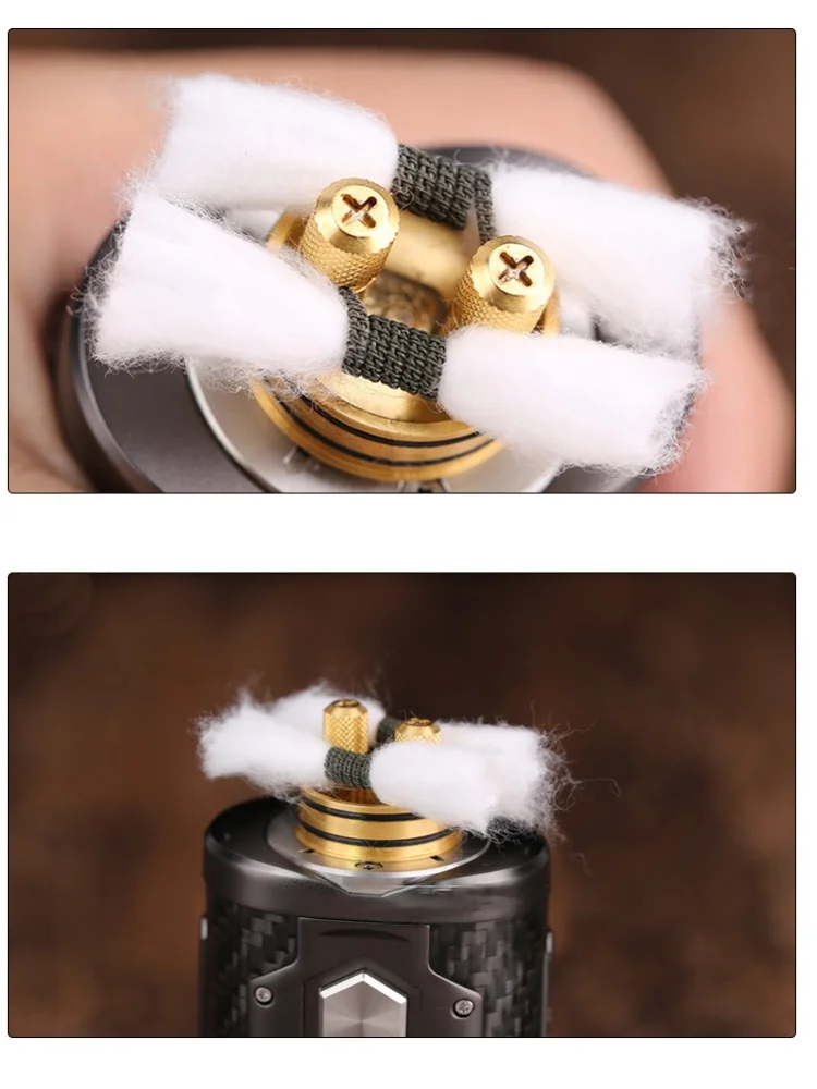 

1Bag Electronic Cigarette Organic Cotton Bacon Soft DIY Dream Cotton for RDA RBA Tank Atomizer Heating Wire Vape Cotton
