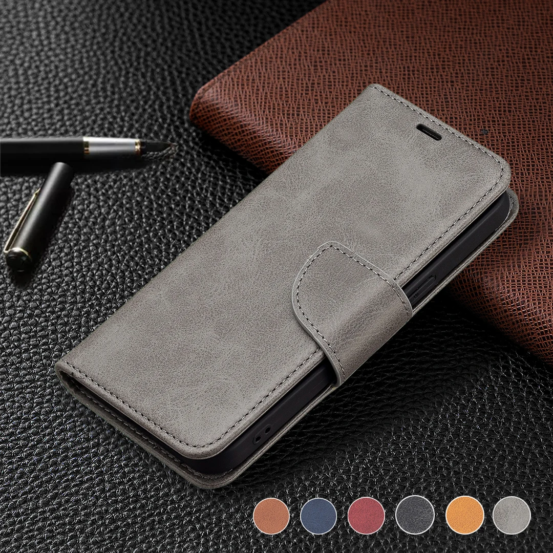 

Leather Case for Samsung Galaxy A12 A32 A52 A72 A02S Flip Wallet Cover S21 Note20 Ultra S20 FE S10 Plus A71 A51 5G A42 A21s A11