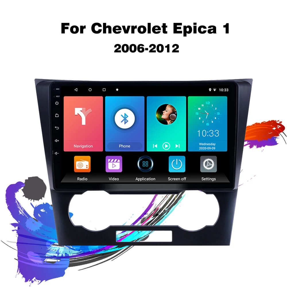 

Eastereggs Car Radio For Chevrolet Epica 2009-2012 9 Inch 2 Din Android Autoaudio GPS Navigation FM AM Bluetooth Stereo Player