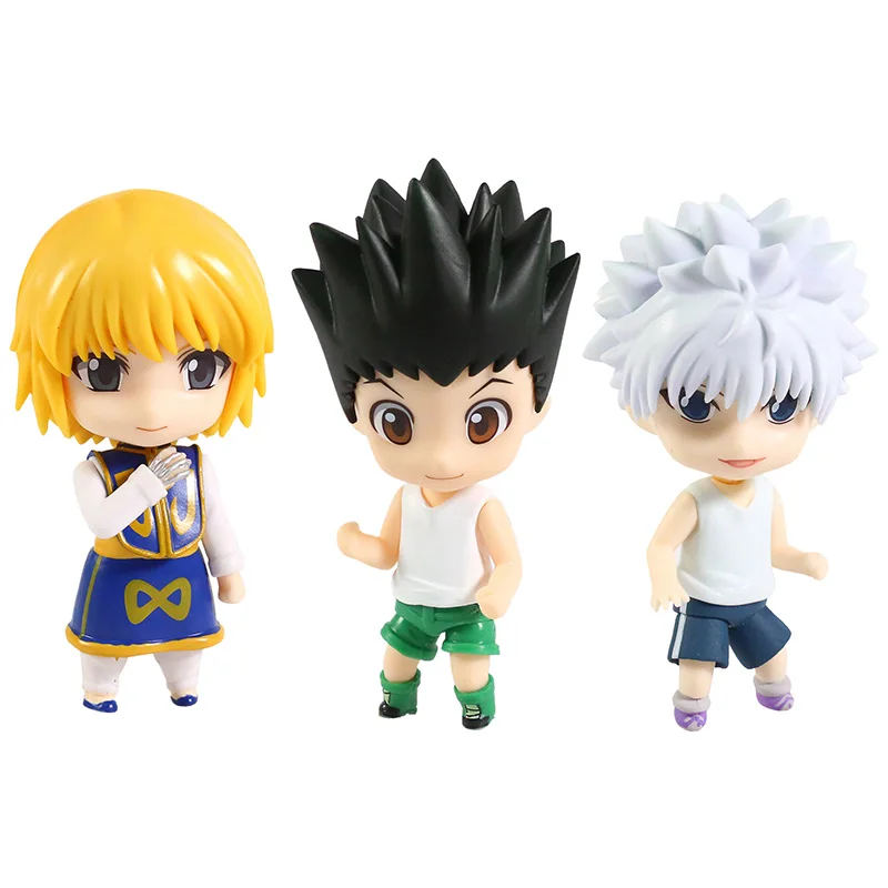 Экшн-фигурка HUNTER x Gon Freecss 1183 Killua Zoldyck 1184 Kurapika 1185 ПВХ версия Q Коллекционная модель в