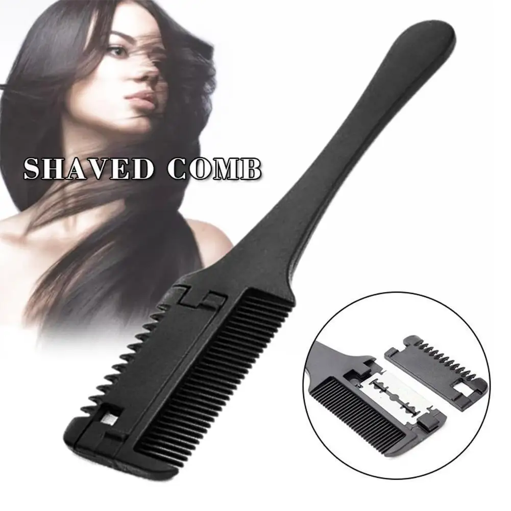 

1pcs Hair Trimmer Cutter Razor Comb Combo Calibration Unisex Razor Styling Cutting Hair Manual Blade Remover Barber A5V5