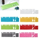 Клавиши для клавиш PBT 104, клавиши Doubleshot с подсветкой, различные цвета на выбор для механической клавиатуры Cherry MX