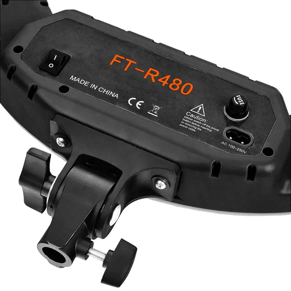 FOSOTO FT-R480 фотографический светильник ing 3200-5800K кольцевая лампа 480 светодиодный кольцевой светильник Зеркало для камеры телефона фотостудии Youtube макияж