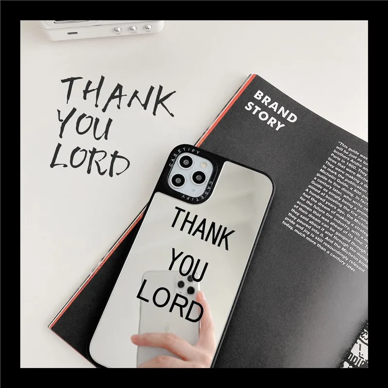

Fashion Mirror Artistic Image Girl Case For Iphone 11 12 Pro Max Mini 7 8 Plus Xr X Xs Max Se 2 Luxury Hard Phone Cover Fundas