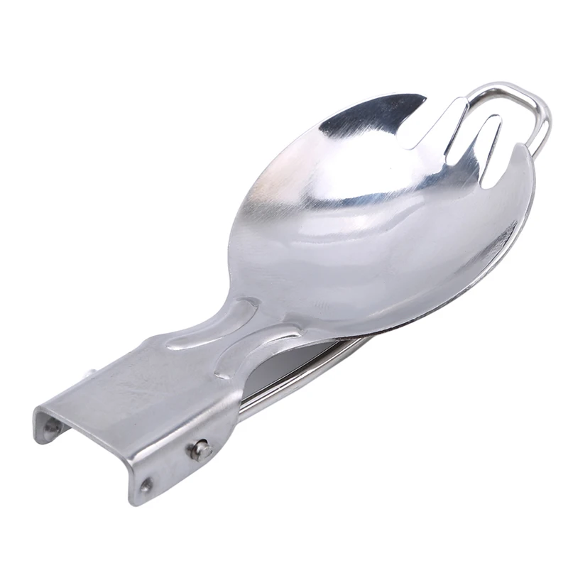 Уличные принадлежности посуда из нержавеющей стали складная ложка вилка