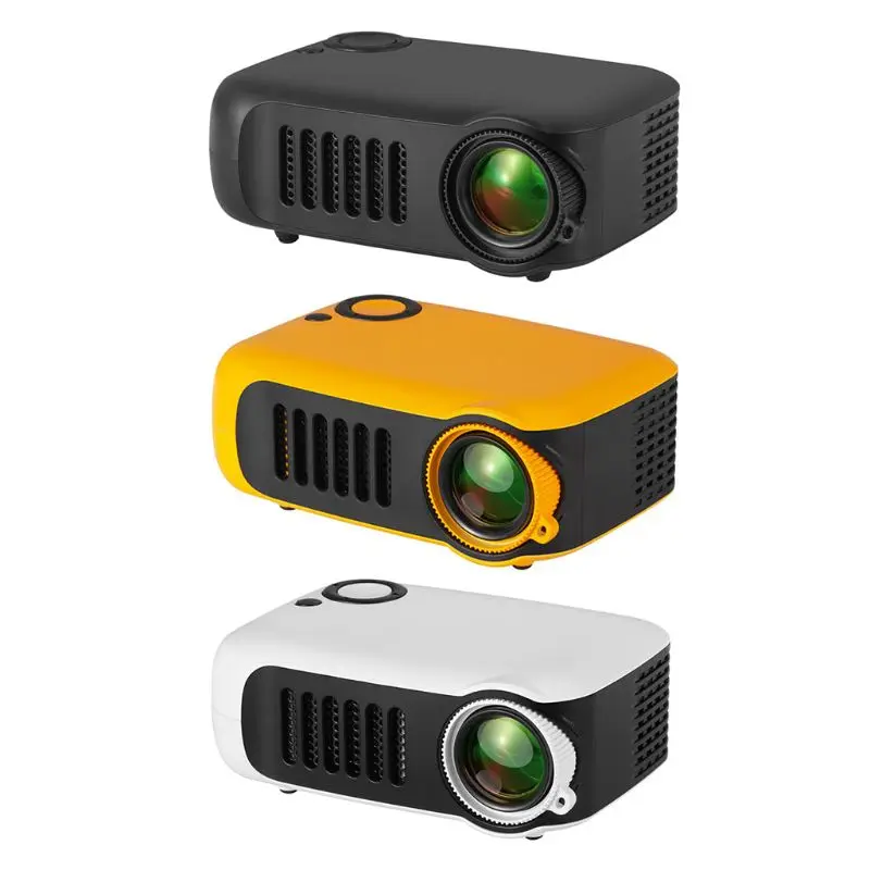 

Mini Portable Projector 800 lumen Supports 1080P LCD 50000 Hours Lamp Life Home Theater Video Projector US Plug