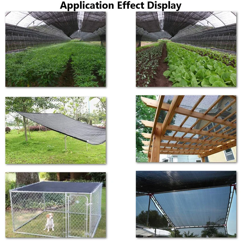 

1pcs Summer Anti-UV Sun Shade Net Plant Greenhouse Cover Car Cover 80% Shading Rate Outdoor Garden Sunscreen Sunblock yard Cloth