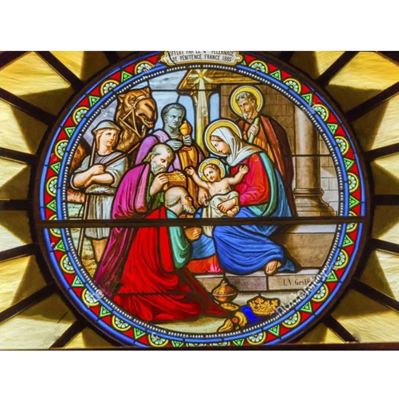 

Cross Stitch DIY Painting 5D Religion Family Diamond Home Decor Picture Embroidery Pattern Wall Sticker Mosaic Full Round Drill