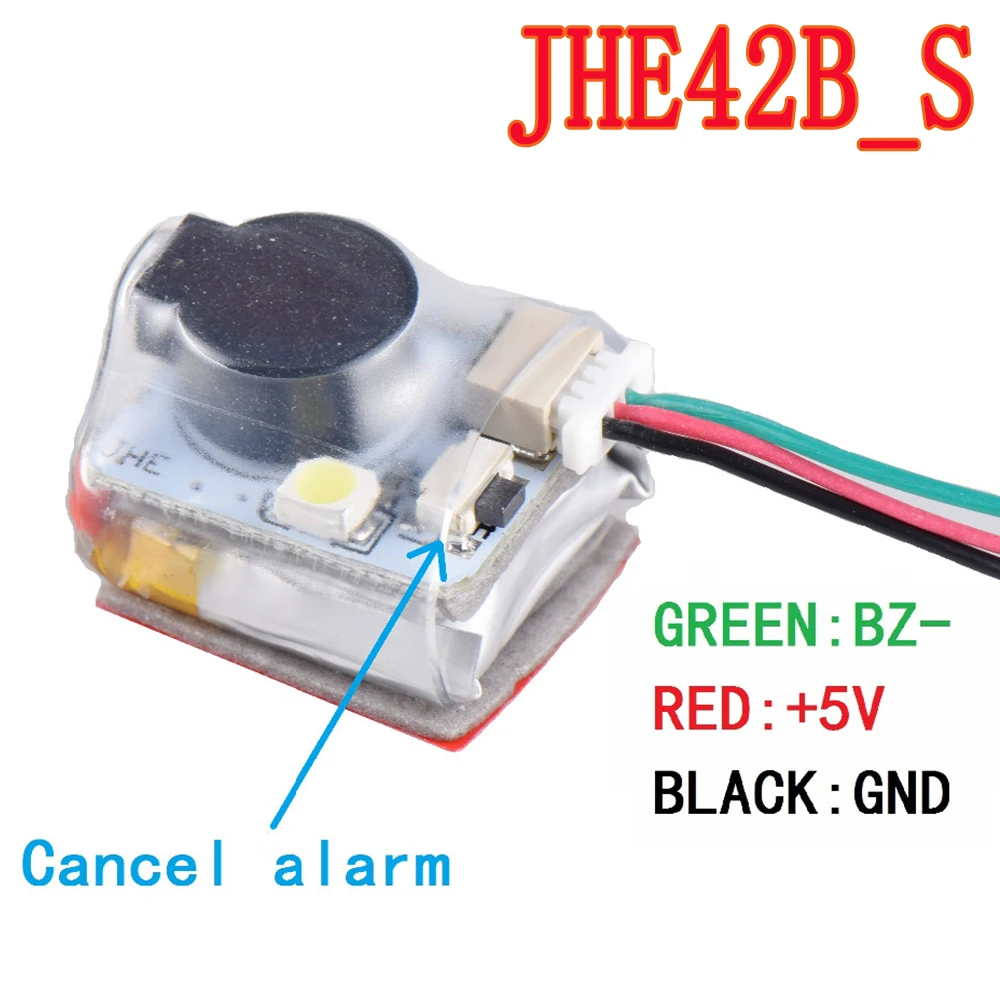 JHE42B S Finder 5V Super громкий звонок Tracker 100dB светодиодный светодиодным зуммером