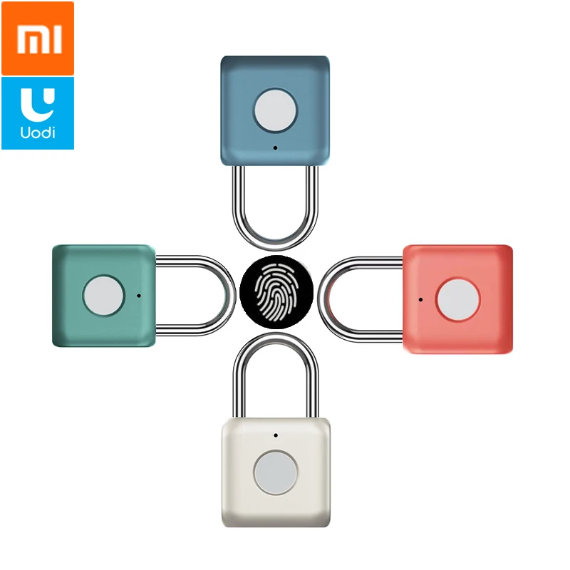 Xiaomi USB Аккумуляторный смарт замок без ключа электронный отпечатков пальцев