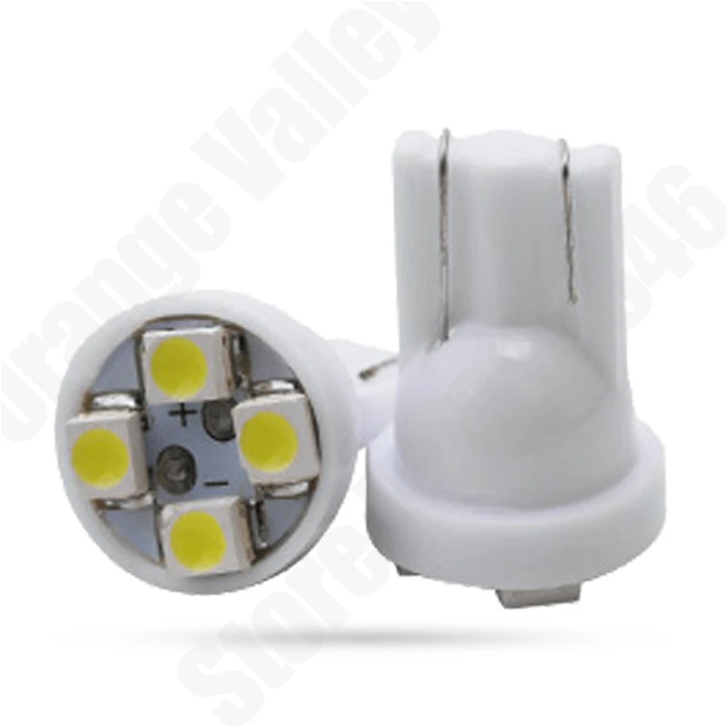 50 шт./лот T10 10smd 10led 10 smd led W5W 168 194 1210/3528 LED SMD Автомобильные клиновидные лампы белого