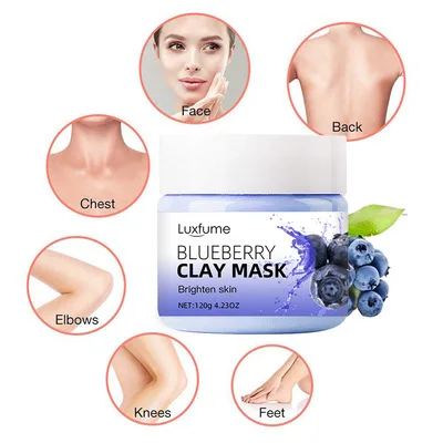 

Женская грязевая маска с черникой осветляет тон кожи увлажняющая маска для омоложения кожи грязевая маска для нанесения грязевой маски