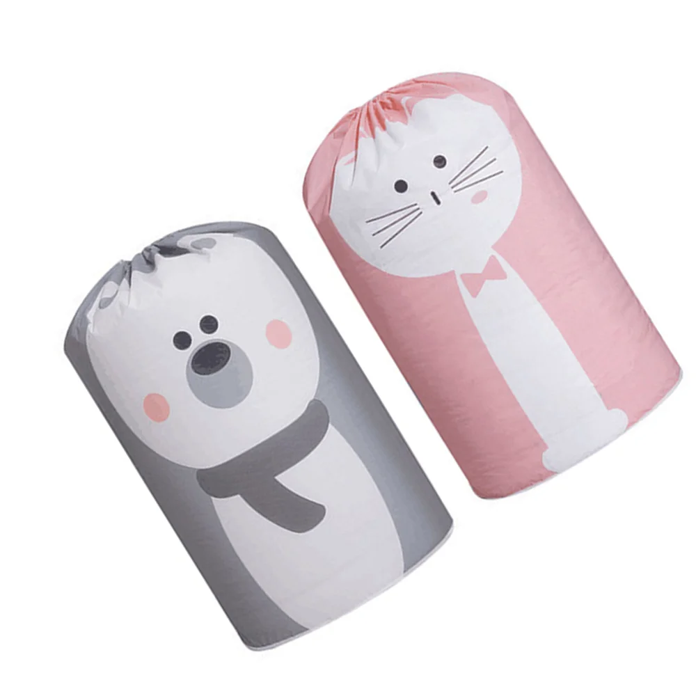 

Space Saver Bags Clothes Bedding Storage Bag Large Duvet Bags 2pcs (Grey+Pink) Storage Organizing Folders Clothing Buggy Bag