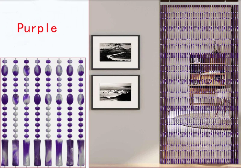 Декоративные занавески для интерьера пластиковые бусины | Дом и сад