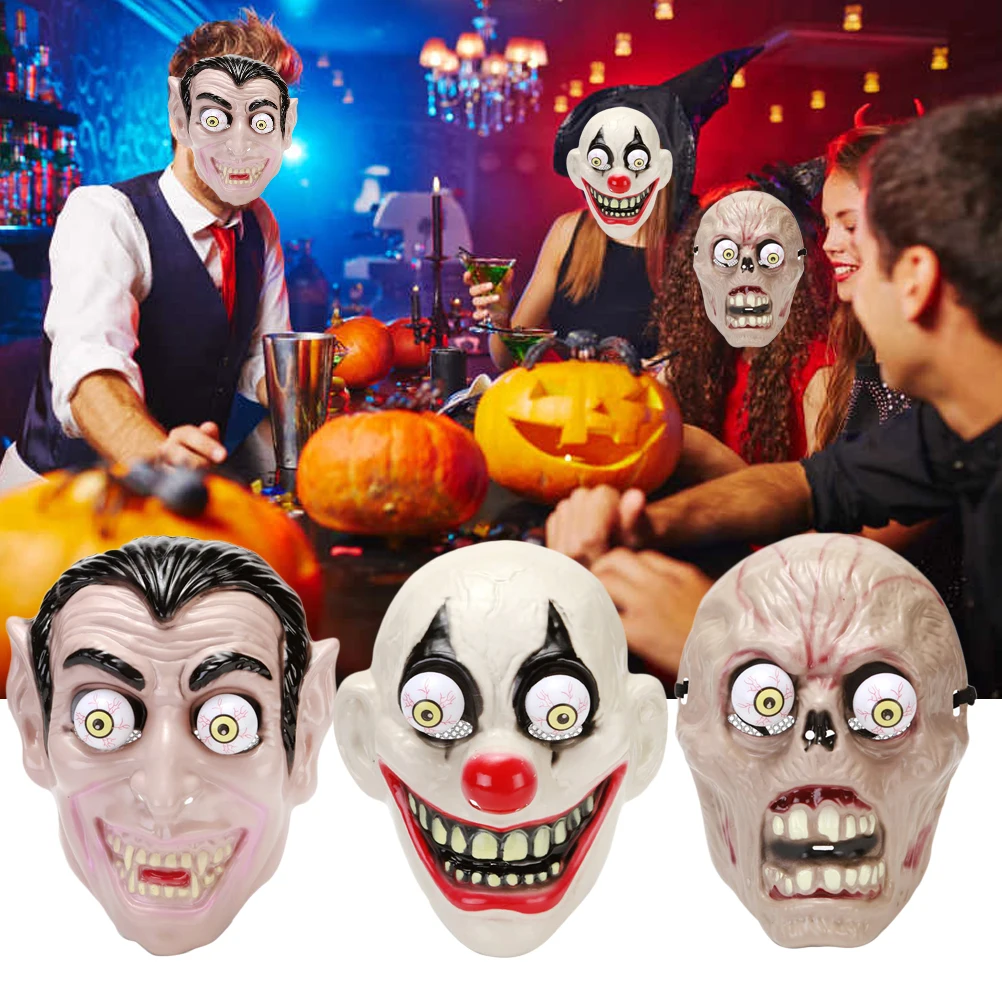 Хэллоуин ужас клоун Зомби Череп Маска костюм на вечевечерние ужасная маска
