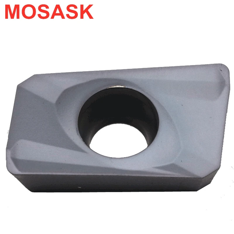 MOSASK APMT 10 шт. APMT1135PDER-H2 ZP25 Высокая для материала высокой твёрдости обработки BAP300 Фрезерный резак токарный станок с ЧПУ Концевая мельница Металлокерамические вставки