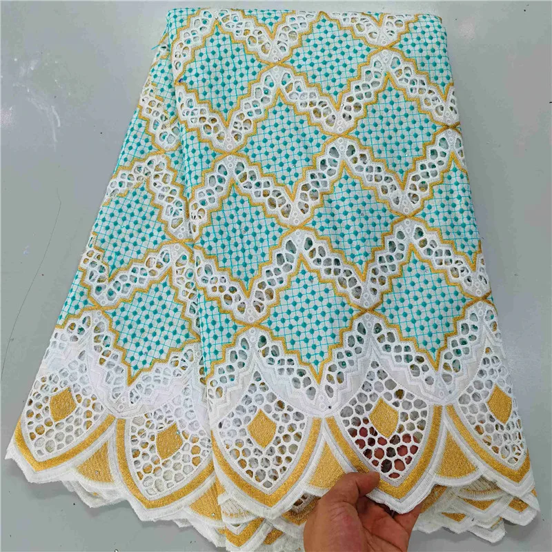 

Embroidery African Dry Lace Fabric 2020 High Quality Lace Cotton Swiss Voile In Switzerland Nigerian Lace Fabrics HLC144