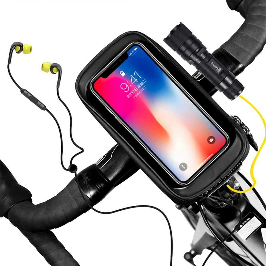 NEWBOLER 6.5in сумка для велосипеда Чехол мобильного телефона водонепроницаемый