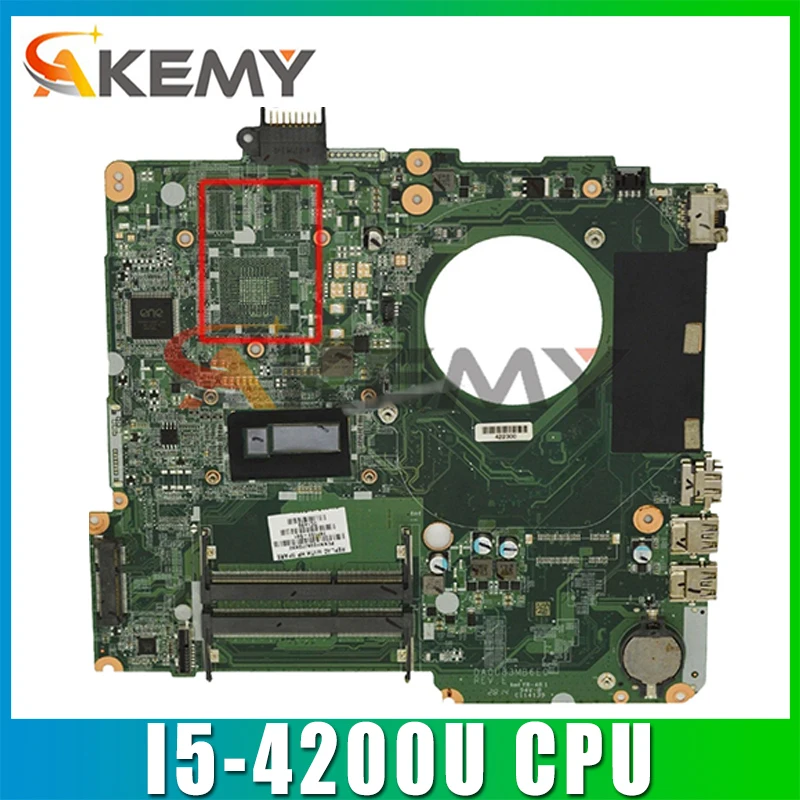 AKemy материнская плата для ноутбука HP Pavilion 15-N I5-4200U 732086-001 732086-501 Материнская DA0U83MB6E0