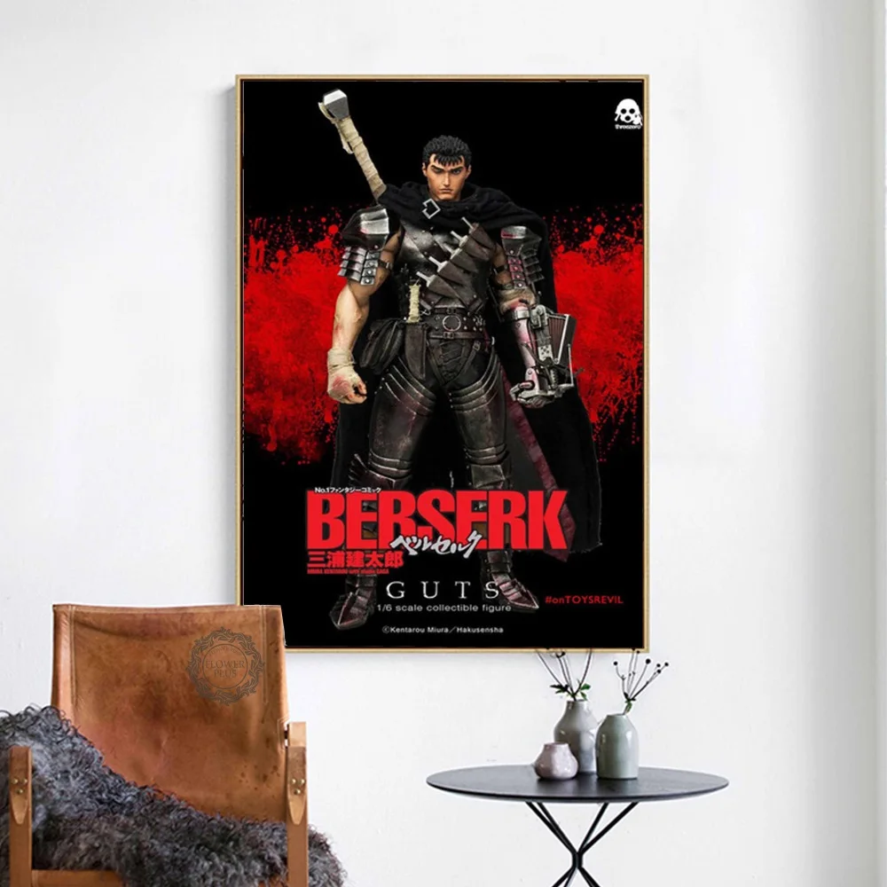 Постер Berserk Япония аниме плакаты и принты Холст Картина Настенная картина для гостиной домашний декор