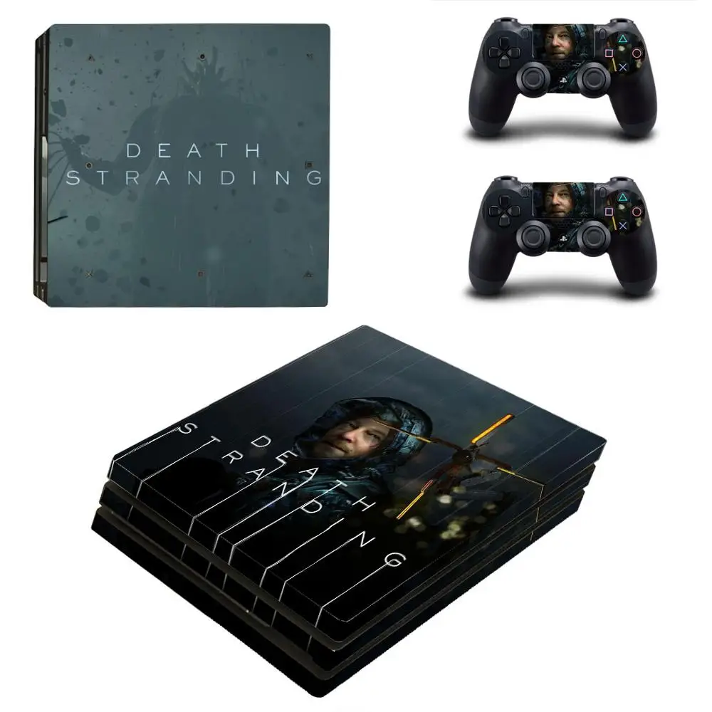 

Death Stranding Style PS4 Pro Skin Sticker for Sony Playstation 4 Pro Console & 2 Controllers Decal Vinyl Protective Skins 5