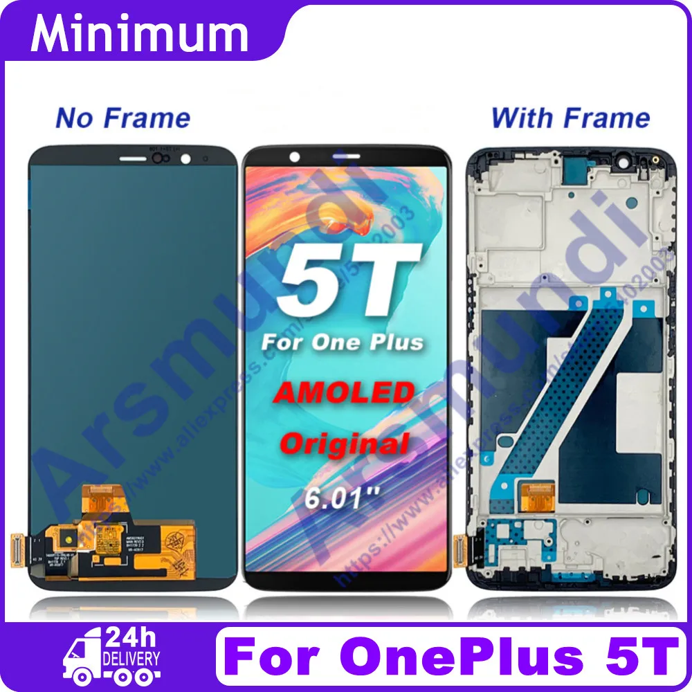 Оригинальный OLED-дисплей для OnePlus 5T One Plus 1 + A5010 ЖК-дисплей сенсорный экран